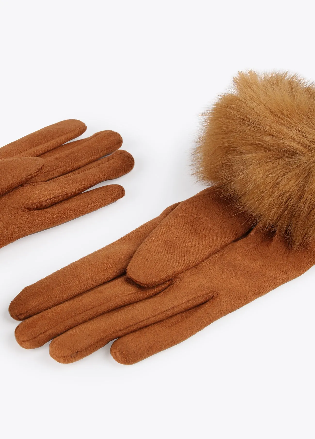 Fur gloves