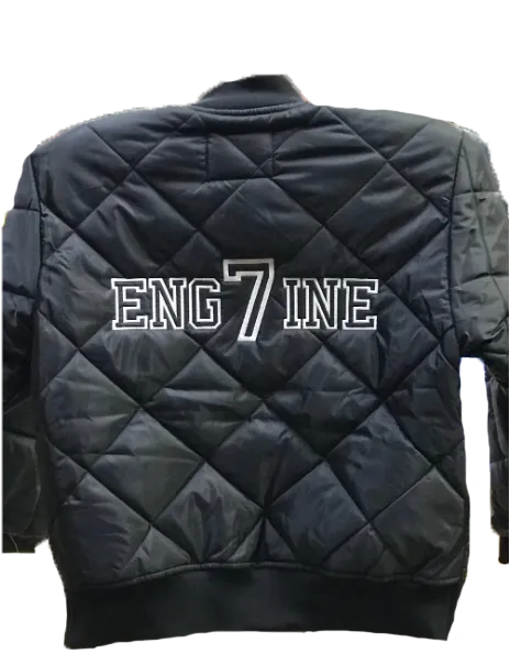 Game Sportswear: "The Bravest" Diamond Quilt Jacket - Deluxe Embroidery Package