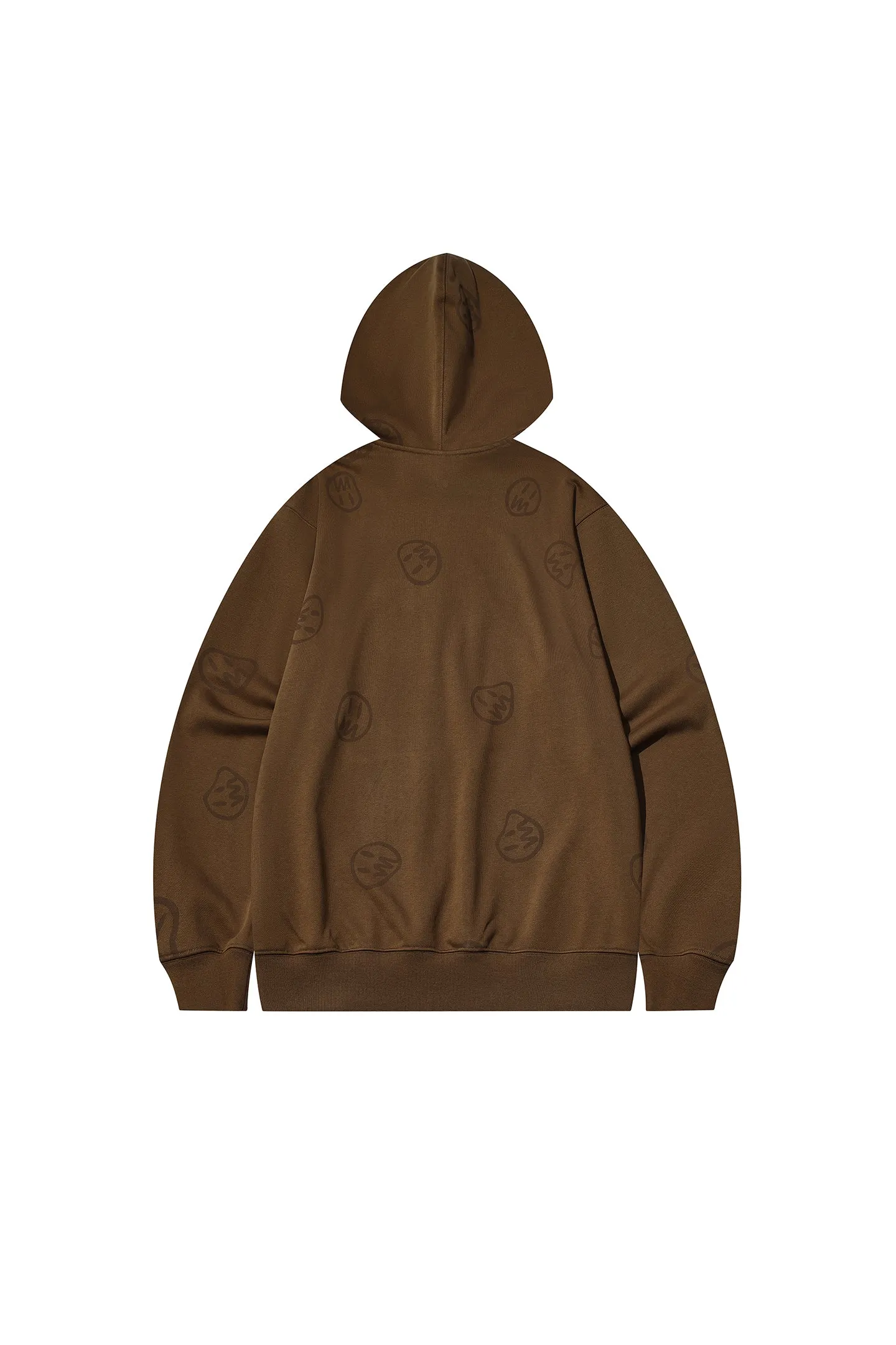 Ghost Face Hoodie-Brown