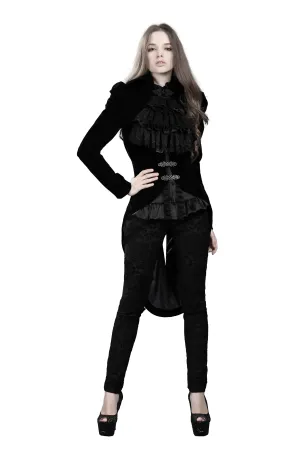 Gothic masquerade ball gowns cocktail jacket JW048