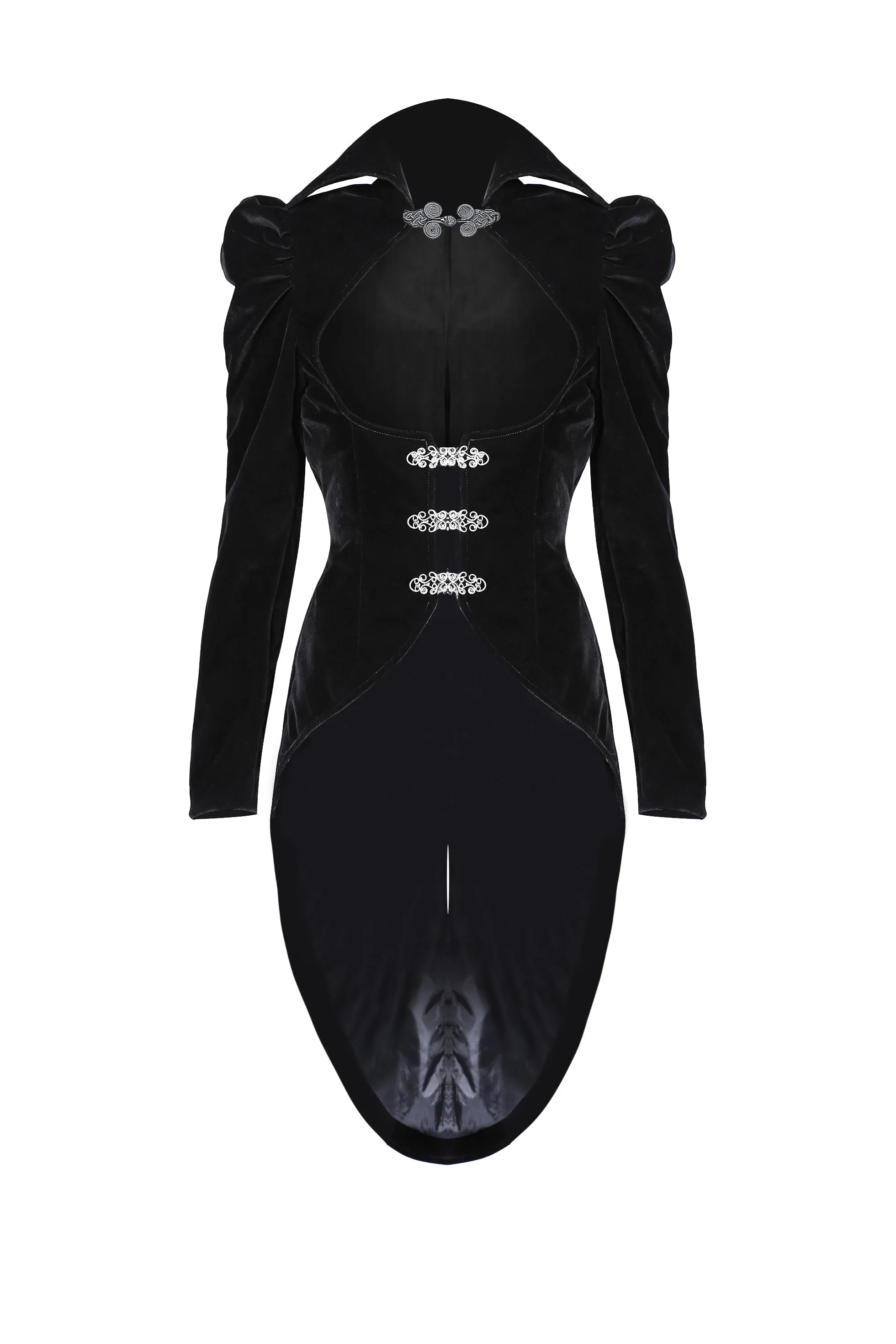 Gothic masquerade ball gowns cocktail jacket JW048