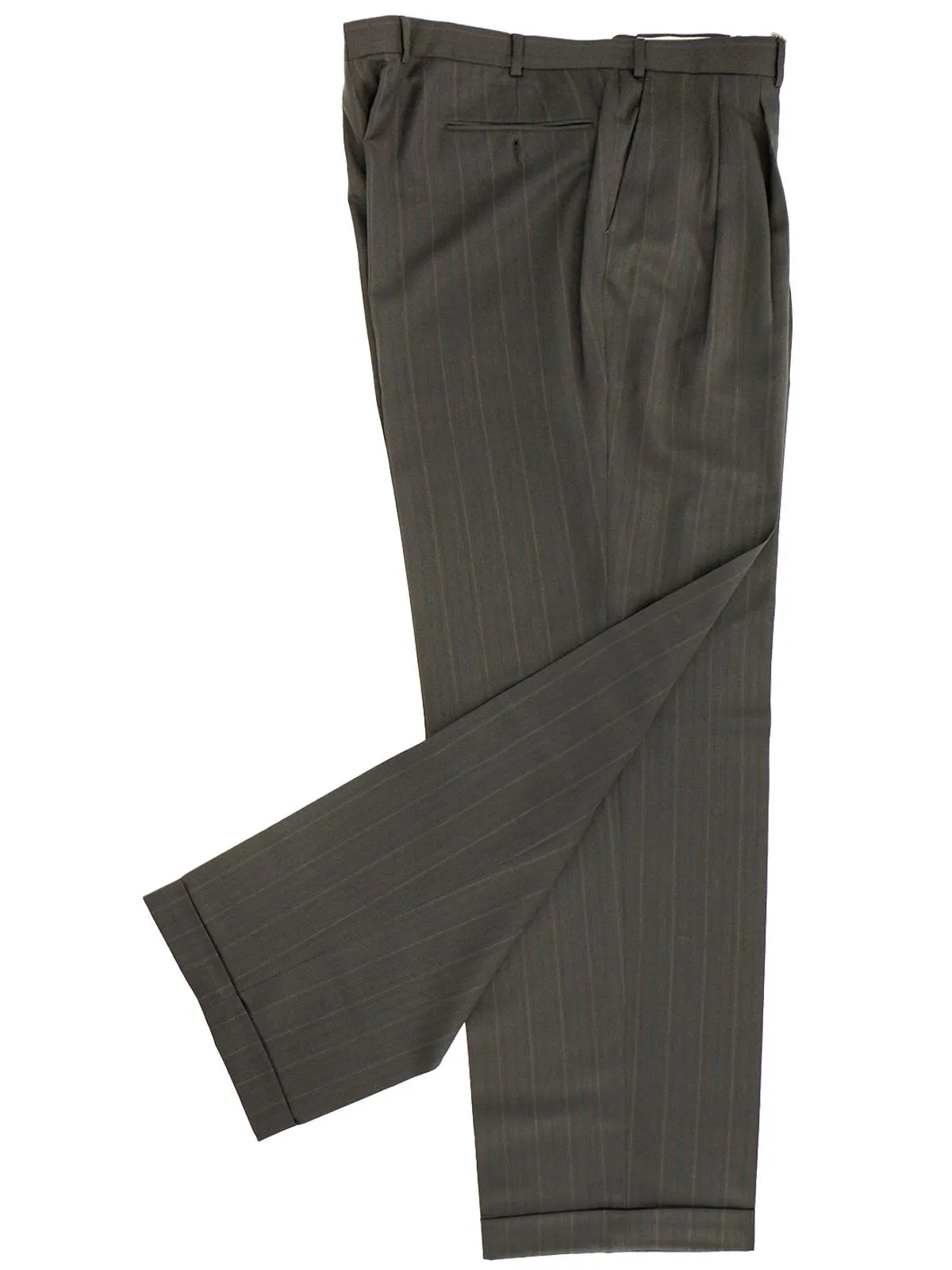 Grey & Blue Stripe 1940s Look Demob Suit