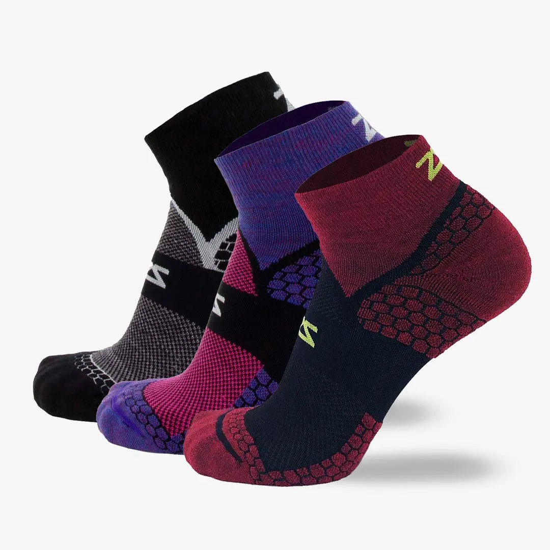 Grit 2.0 Running Socks (Quarter)