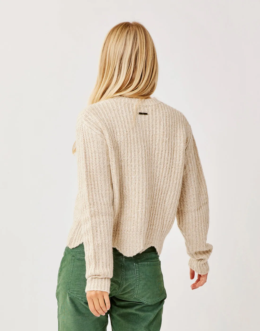 Groton Sweater: Lt. Khaki Marl