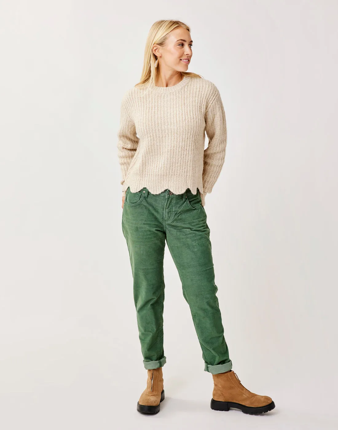 Groton Sweater: Lt. Khaki Marl