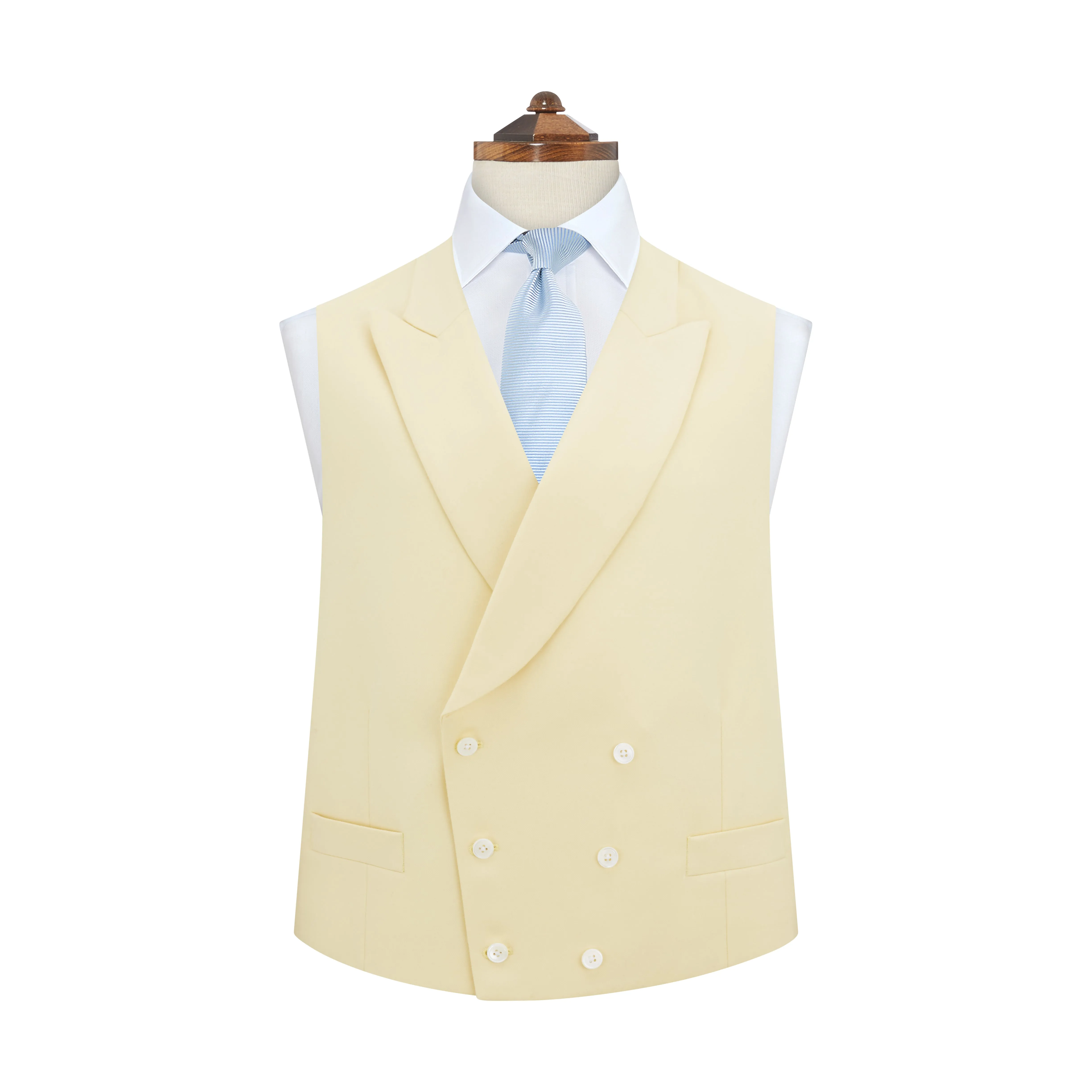 Hayward Yellow Wool Waistcoat