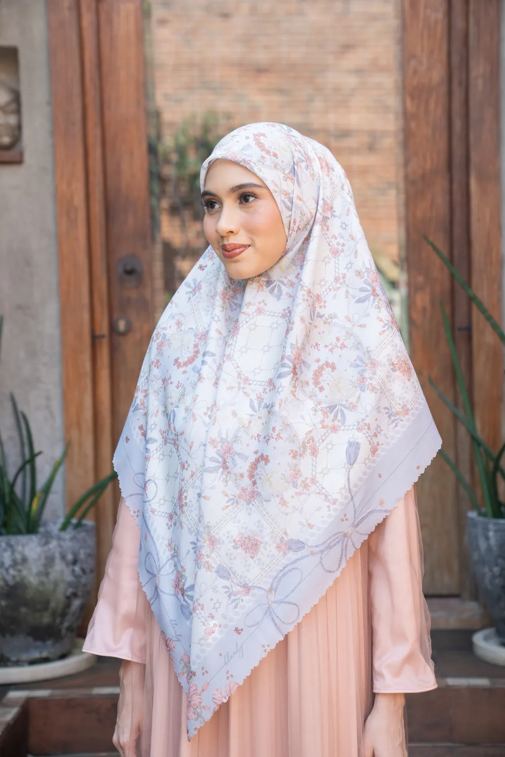 Jennia Scarf Syar'i Moonlit Grey