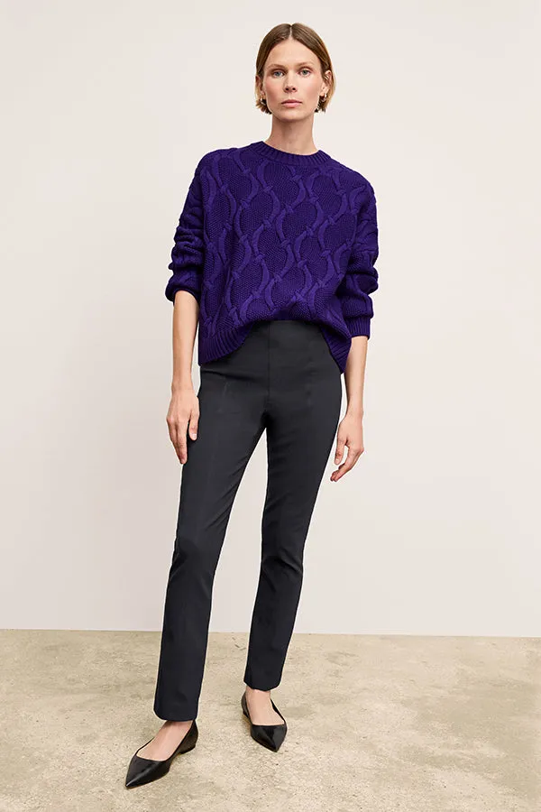 Kiki Sweater - Cable Knit :: Ube