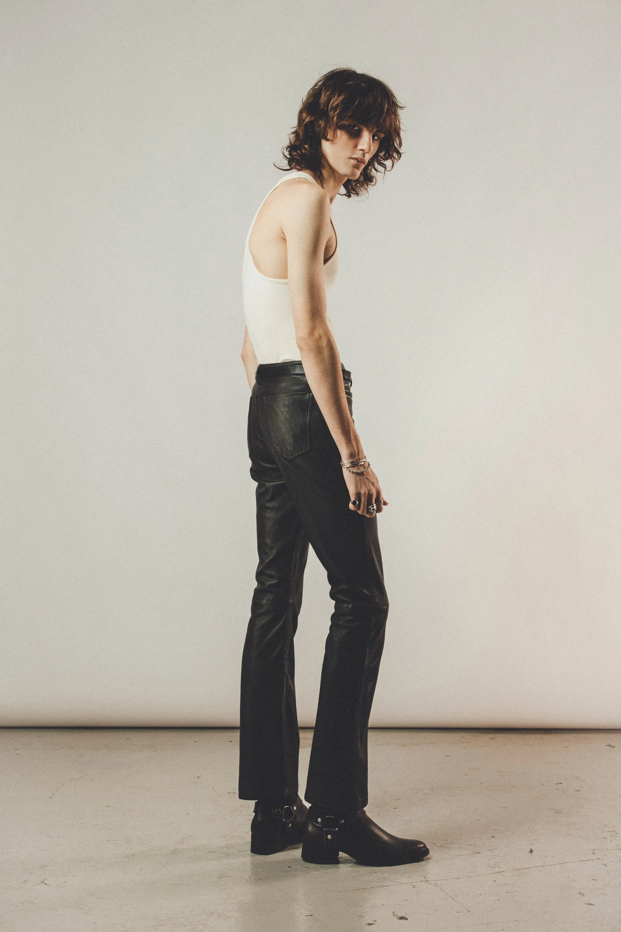 Leather Hendrix Pants | Vintage Black