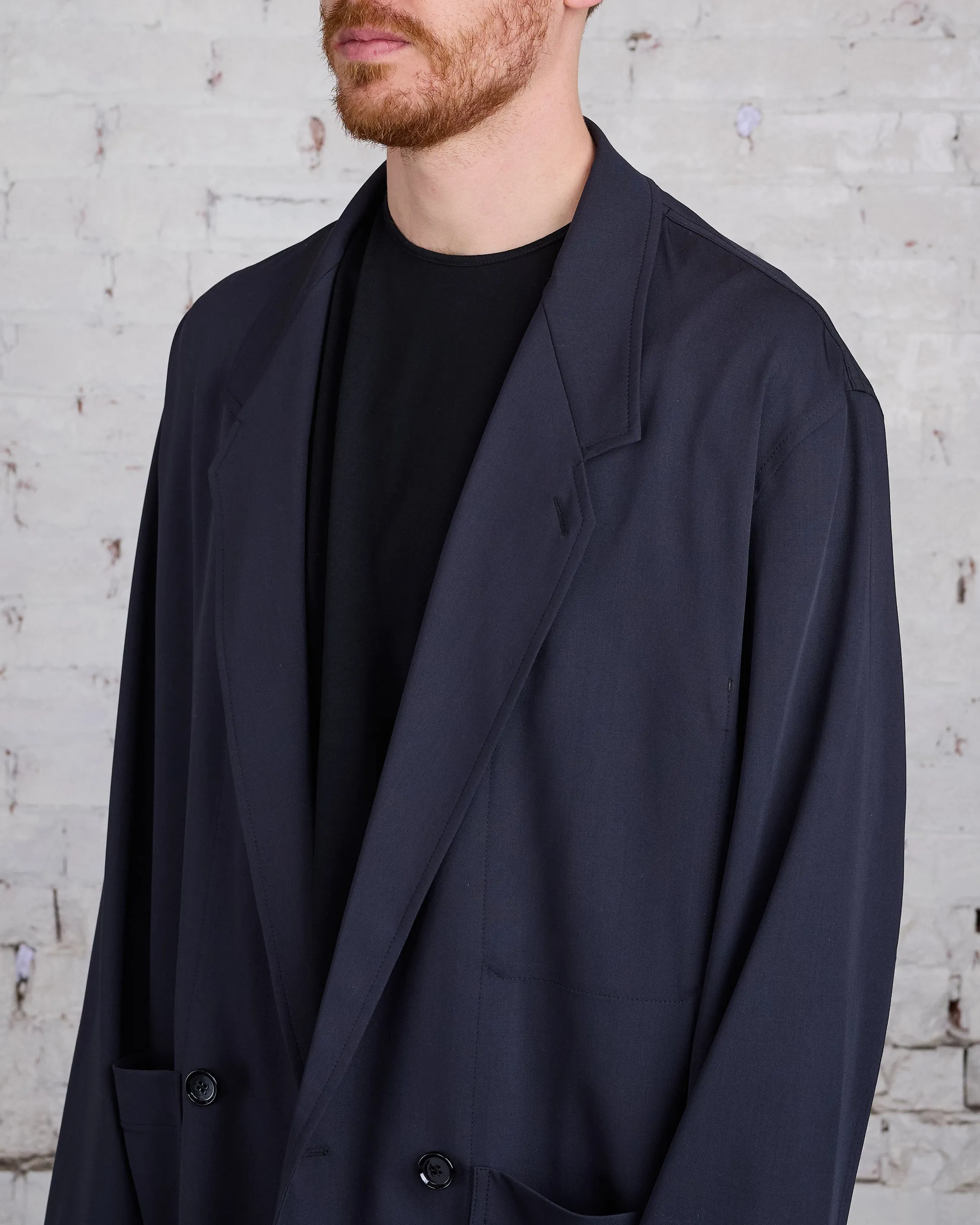 Lemaire DB Workwear Jacket Jet Black