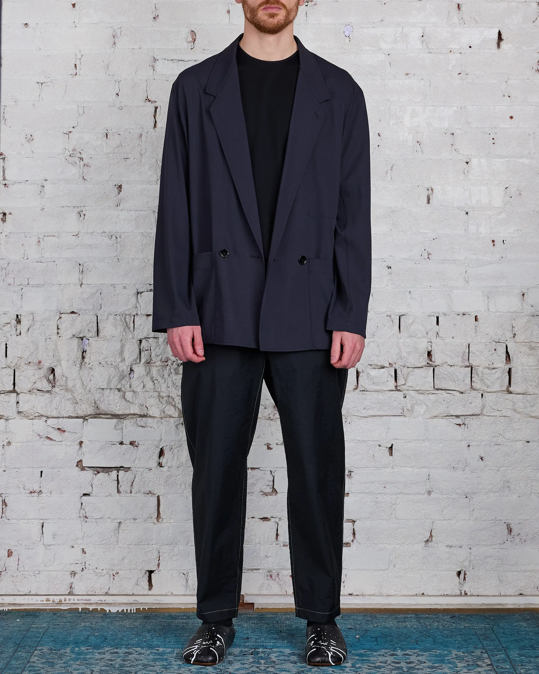 Lemaire DB Workwear Jacket Jet Black