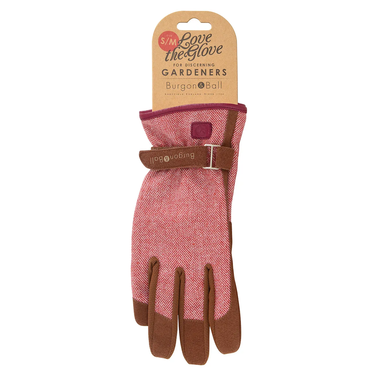 Love The Glove - Red Tweed - M/L