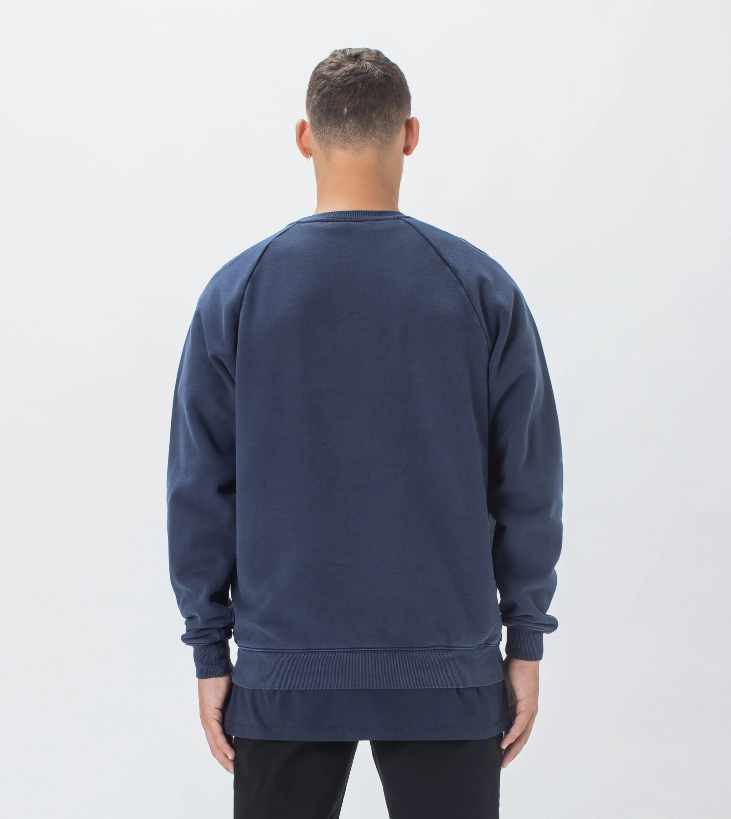 Lowgo Raglan Crew Sweat GD Indigo