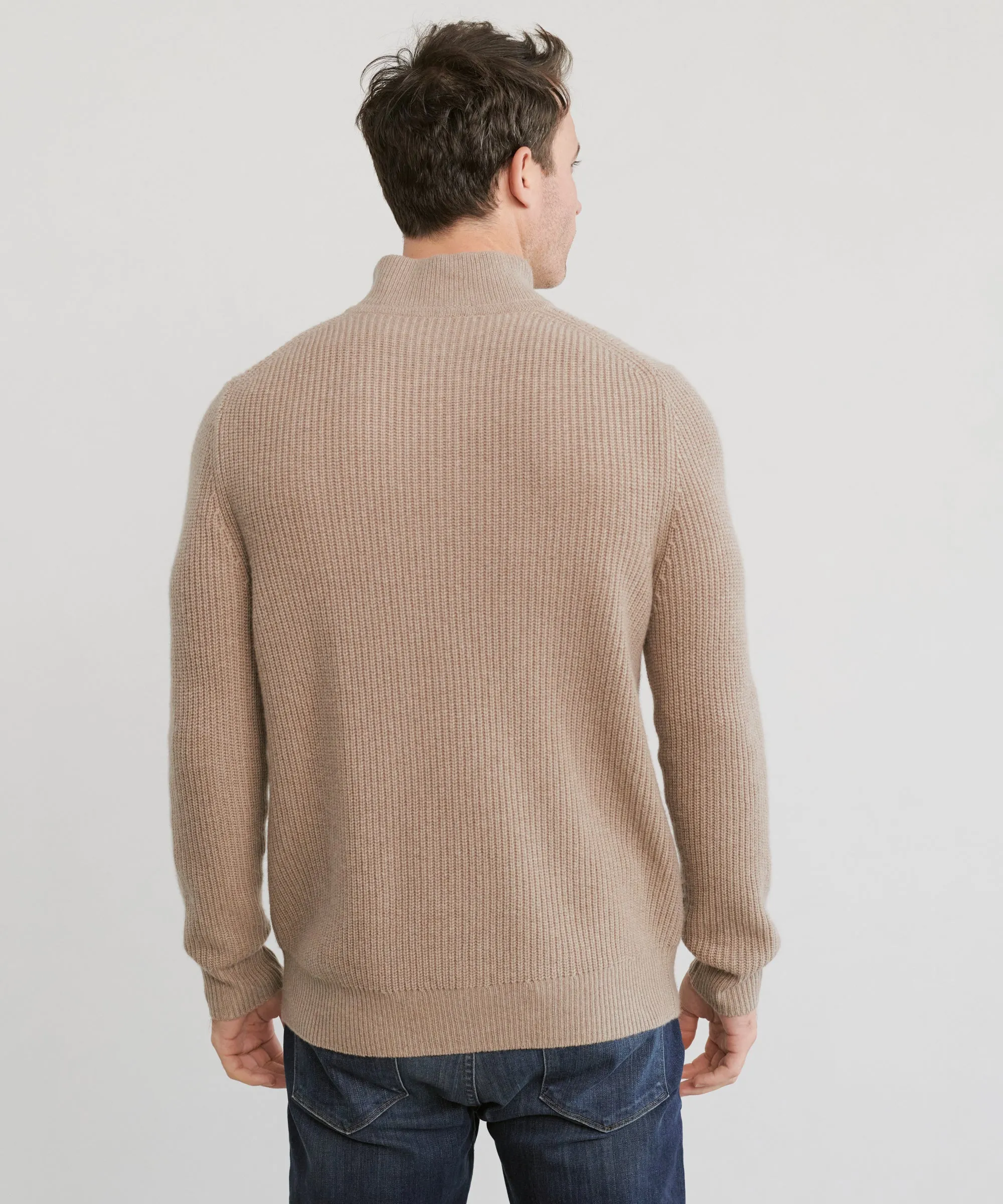 Men's Wool Half Zip