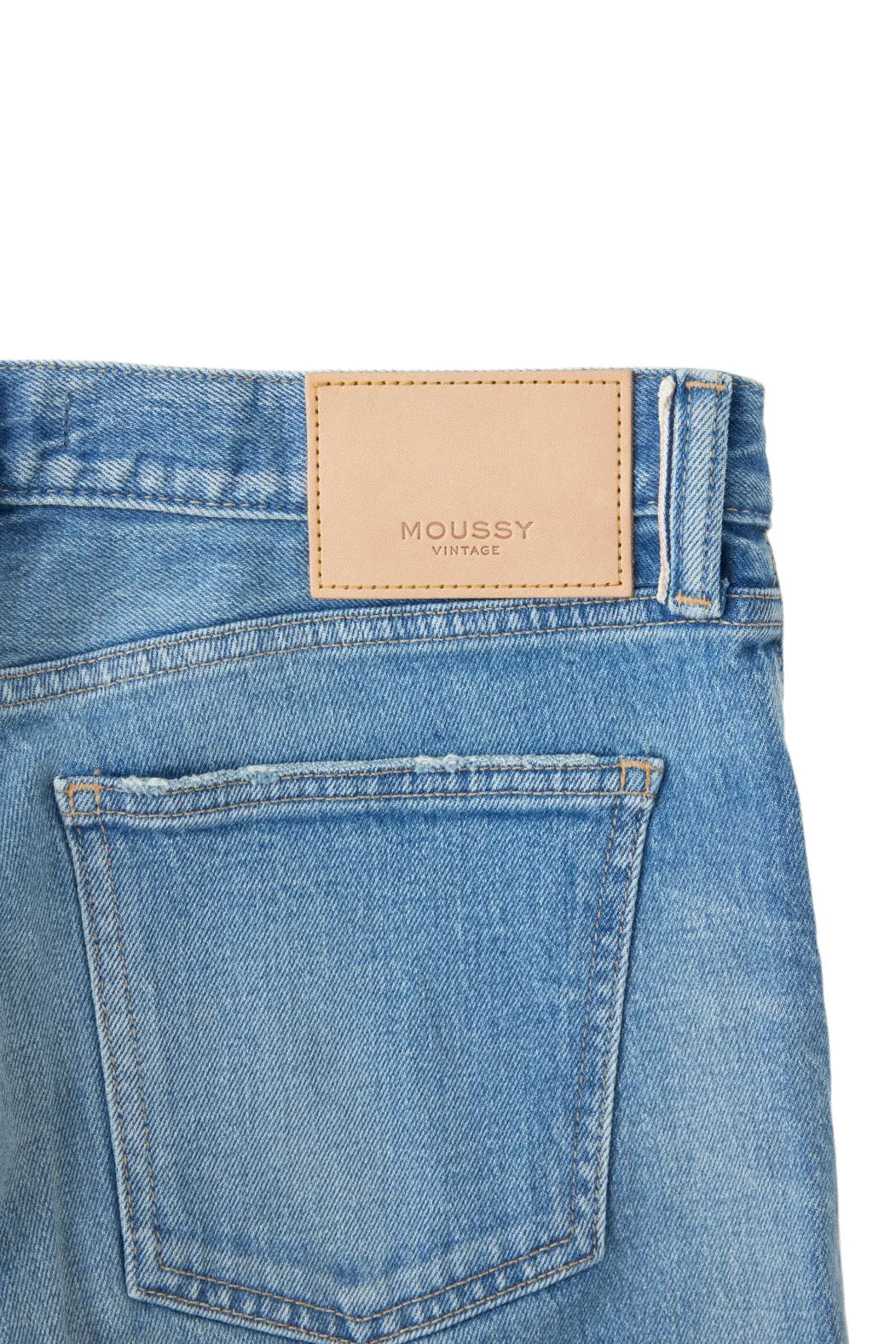 Moussy Denim Kendall Tapered Jeans in Light Blue