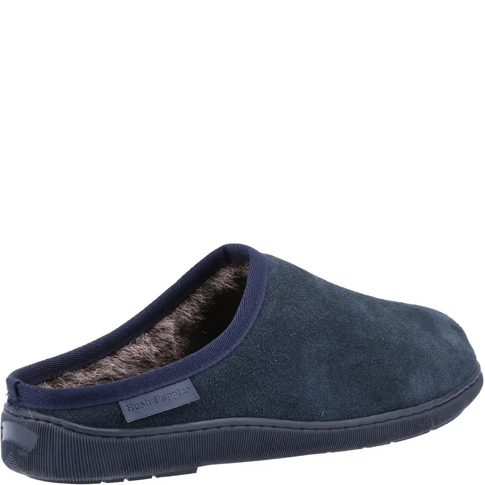 Navy Ashton Slippers