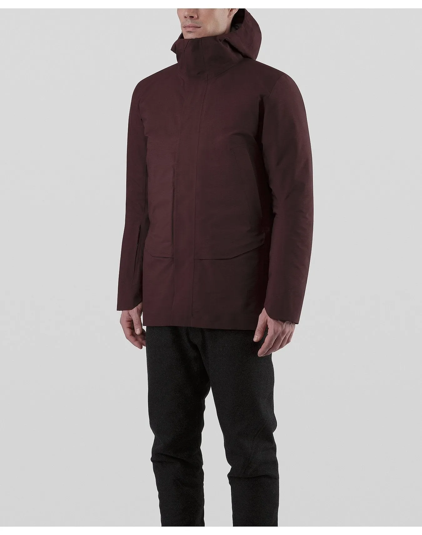 Patrol Down Coat Maroon