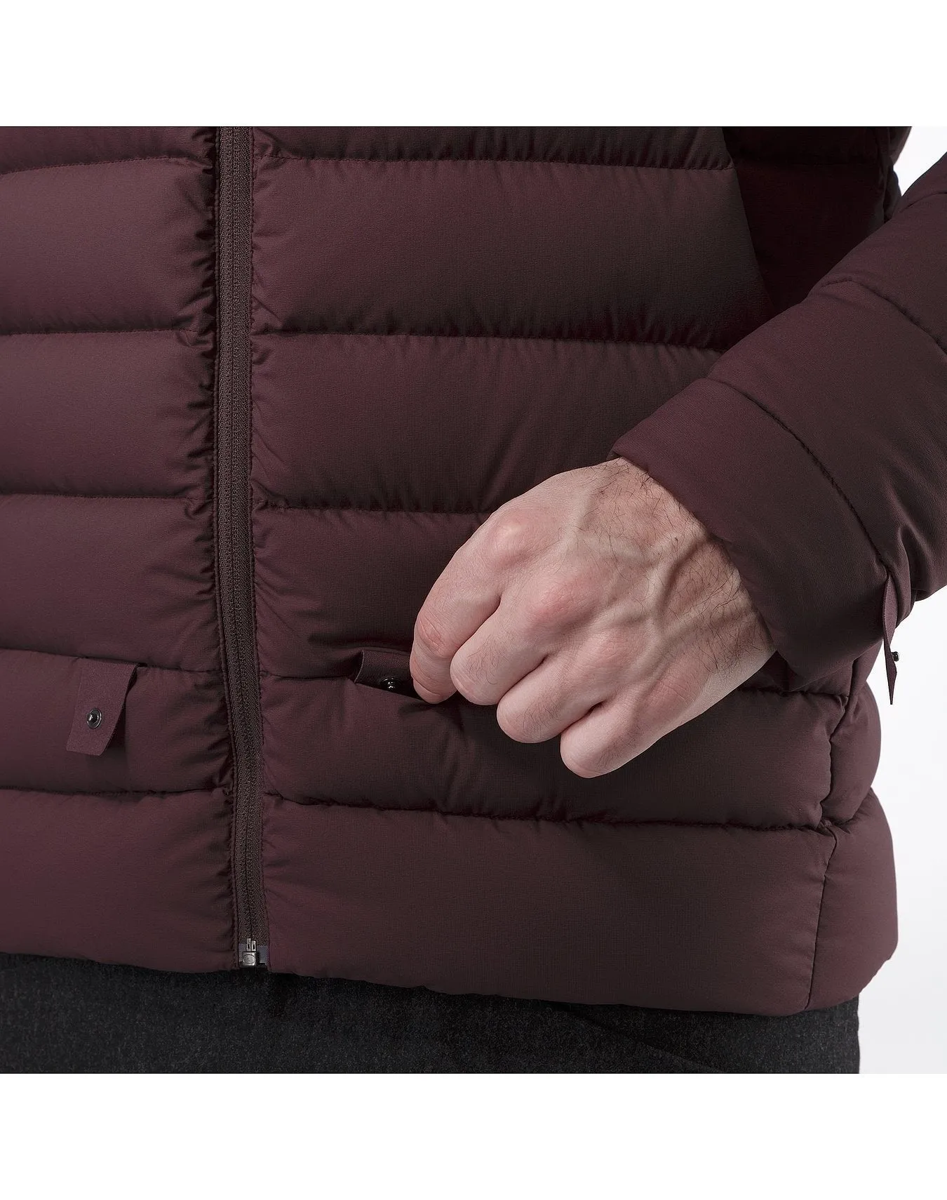 Patrol Down Coat Maroon