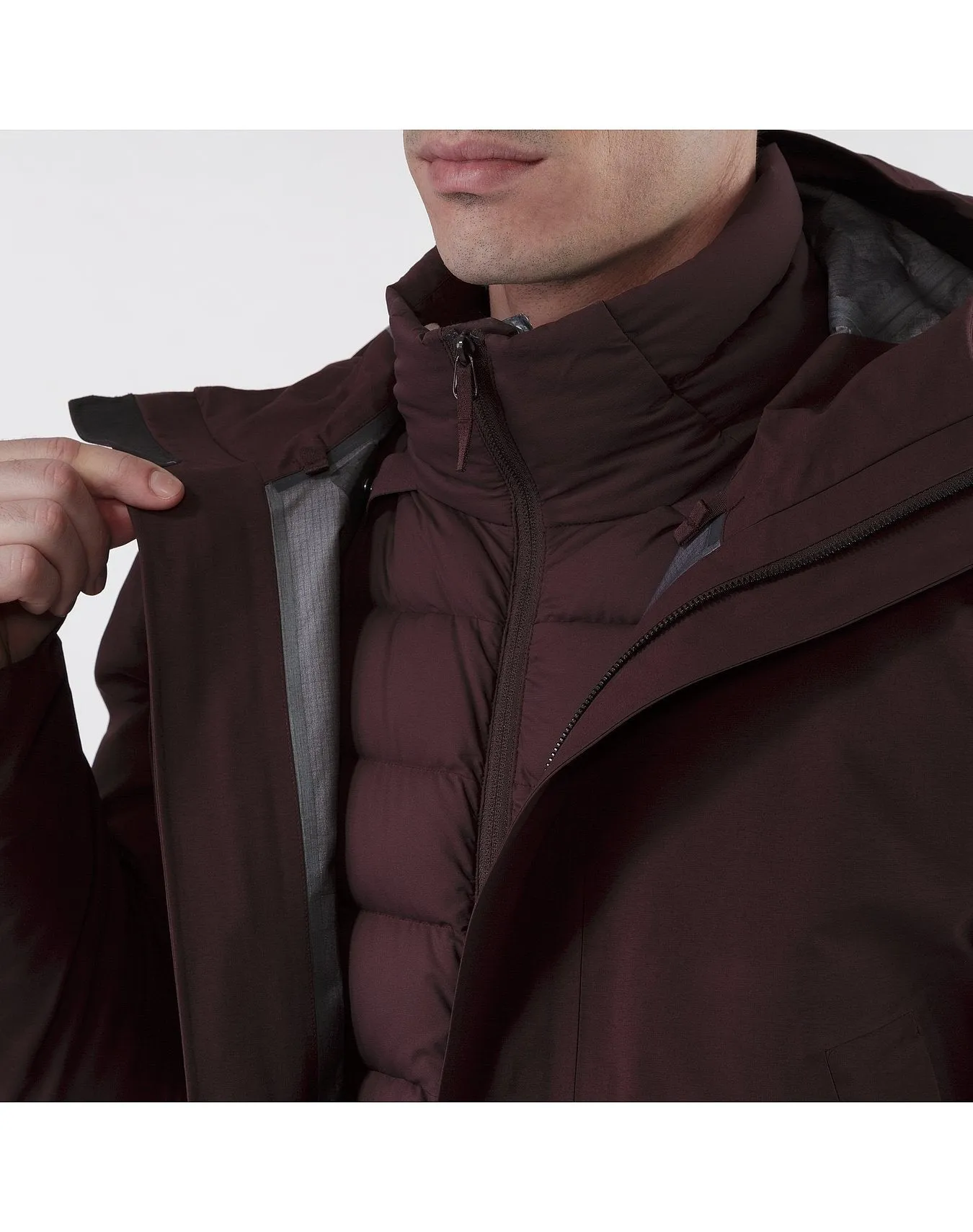 Patrol Down Coat Maroon