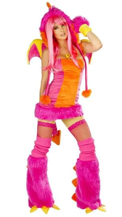 Pink Dragon Costume