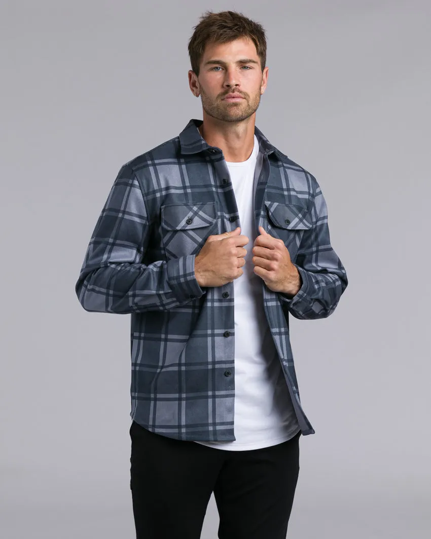 Plaid Coastal Overshirt <!-- Size L -->