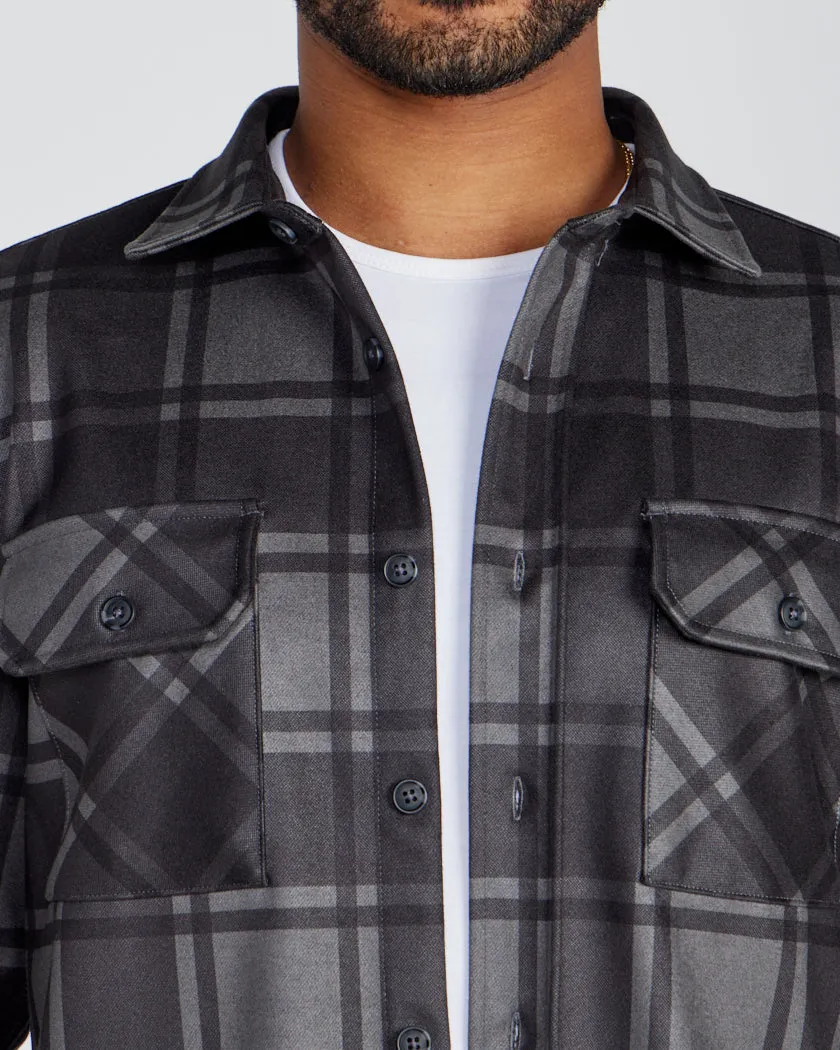 Plaid Coastal Overshirt <!-- Size L -->