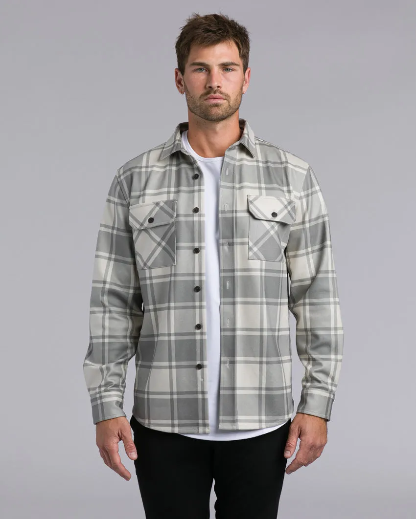 Plaid Coastal Overshirt <!-- Size L -->