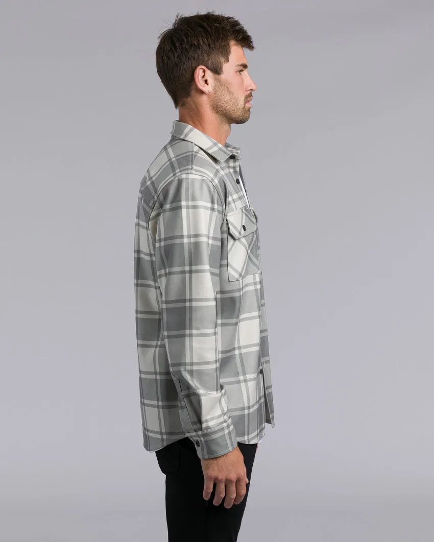 Plaid Coastal Overshirt <!-- Size L -->