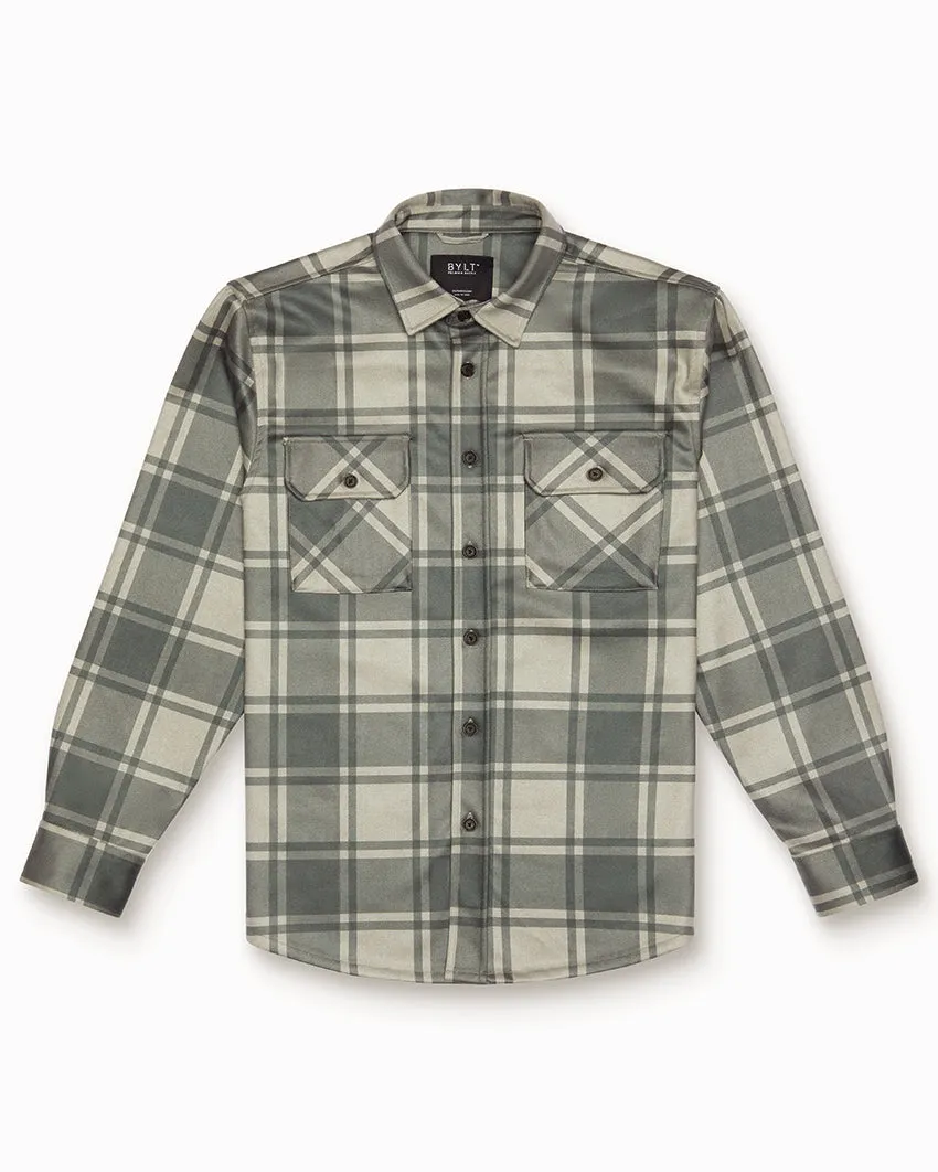 Plaid Coastal Overshirt <!-- Size L -->