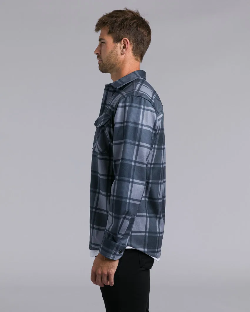 Plaid Coastal Overshirt <!-- Size L -->