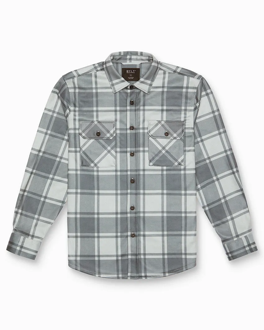 Plaid Coastal Overshirt <!-- Size L -->