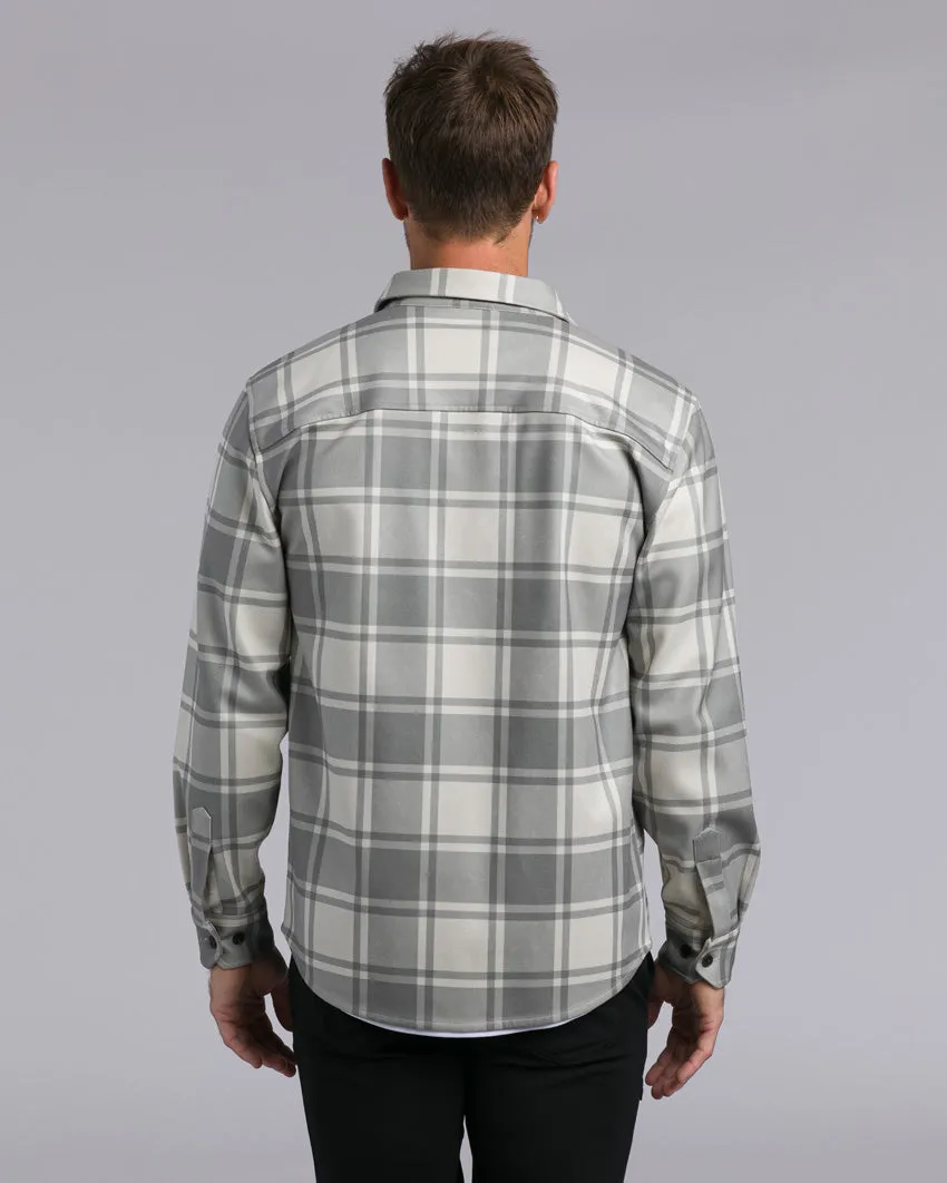 Plaid Coastal Overshirt <!-- Size L -->