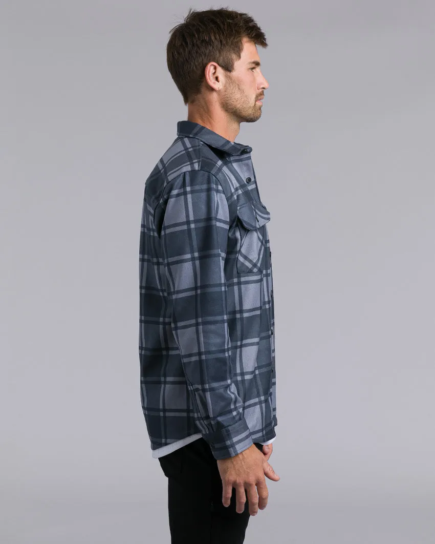 Plaid Coastal Overshirt <!-- Size L -->