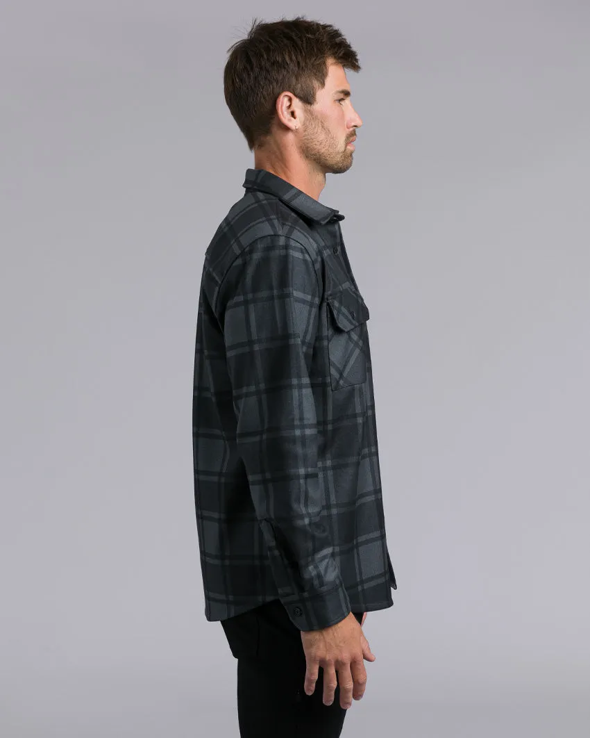 Plaid Coastal Overshirt <!-- Size L -->