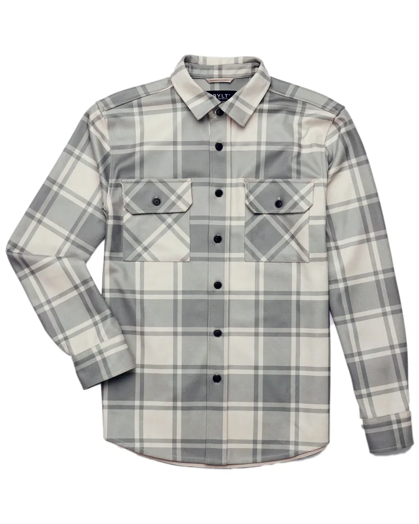 Plaid Coastal Overshirt <!-- Size L -->