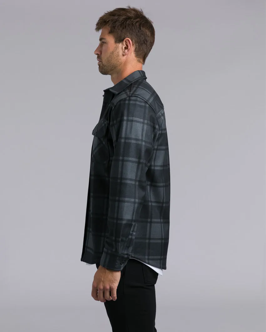 Plaid Coastal Overshirt <!-- Size L -->