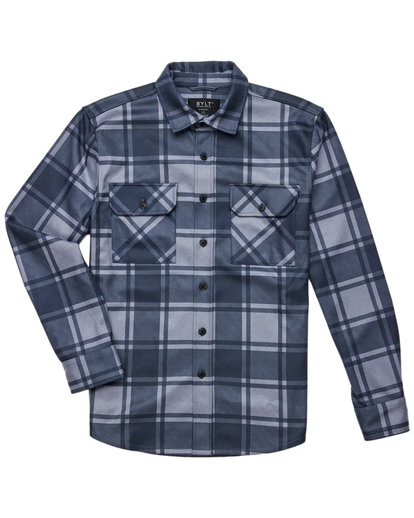 Plaid Coastal Overshirt <!-- Size L -->