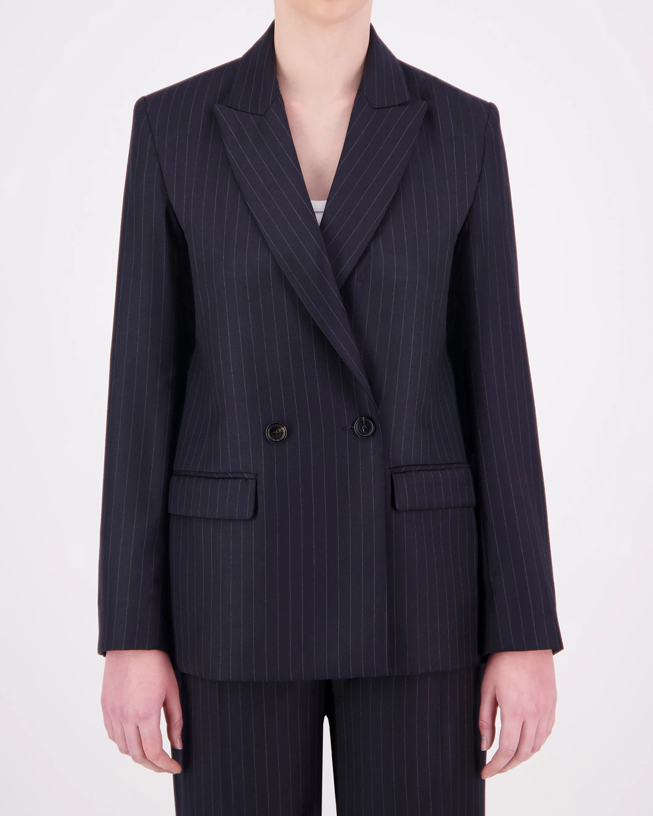 Rae Pinstripe Blazer