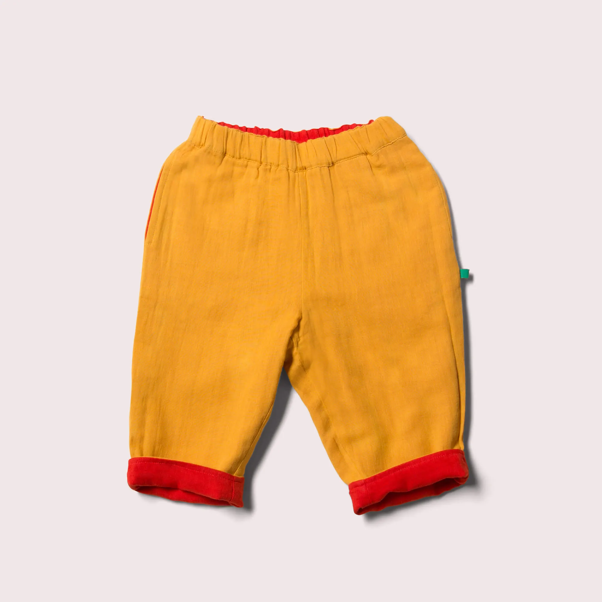 Red & Gold Day After Day Reversible Trousers