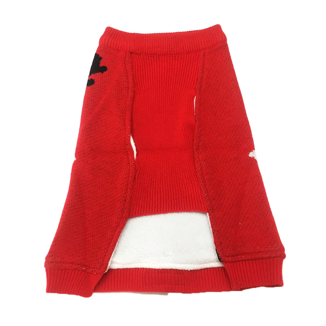 Red Reindeer Knit Sweater