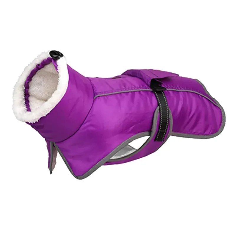 Reflective Winter Coat for Large Dogs