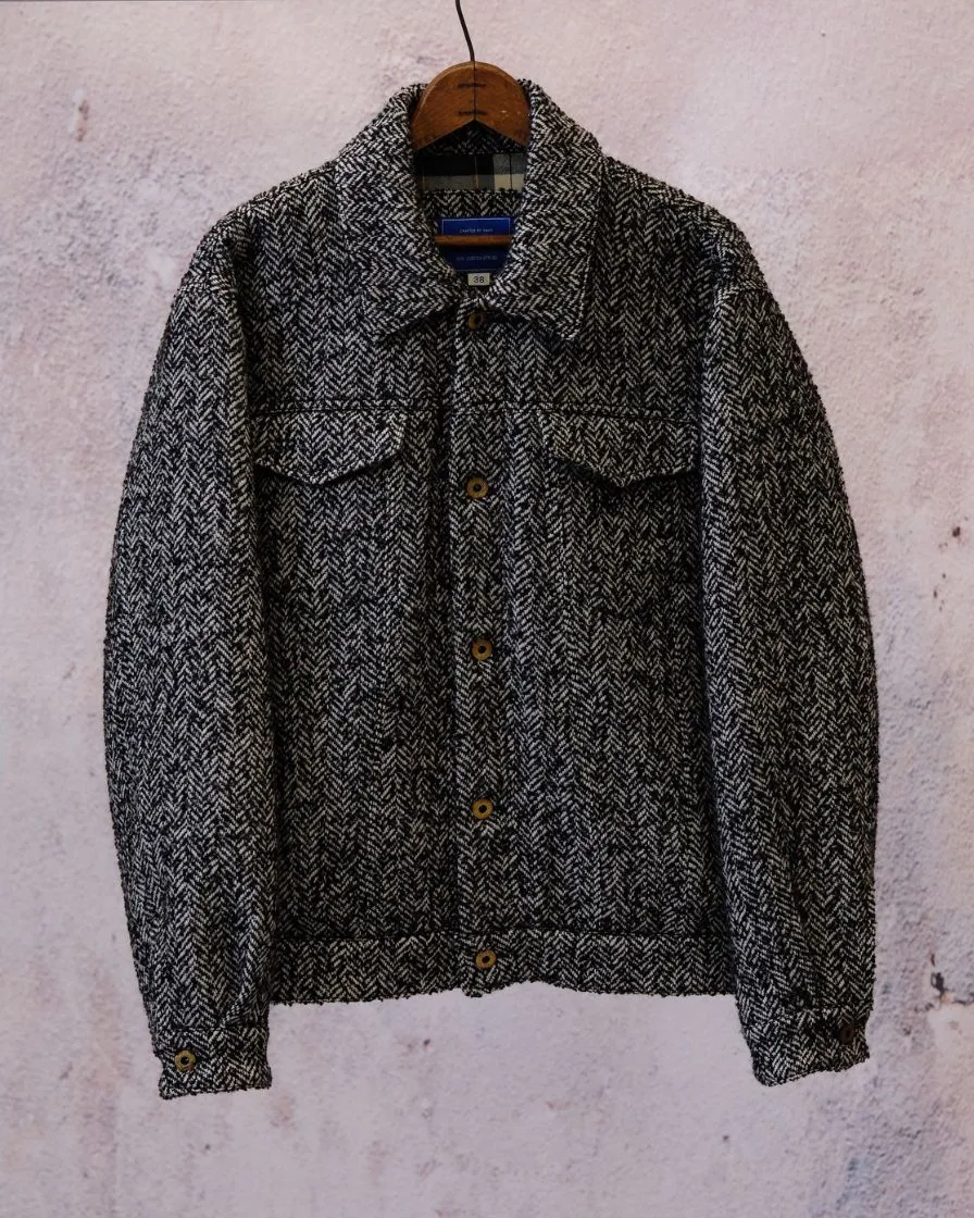 Salt&Pepper Tweed Trucker Jacket