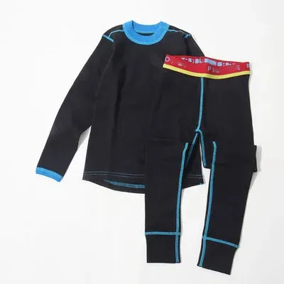 SERBEWAY Kids Merino Wool Base Layer