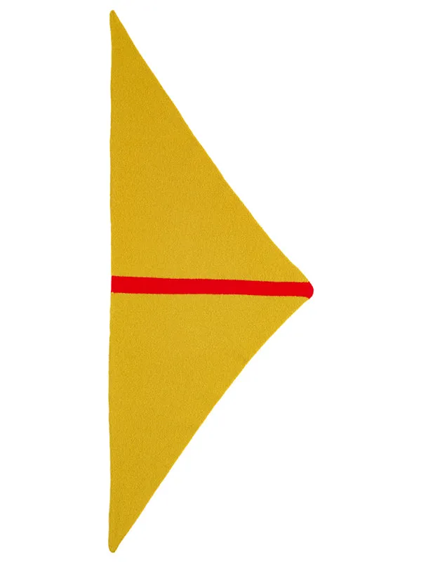 Single Stripe Triangle Neckerchief Turmeric & Scarlet