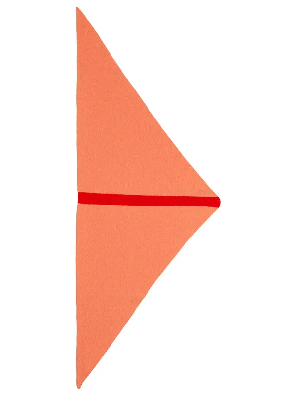 Single Stripe Triangle Neckerchief Turmeric & Scarlet