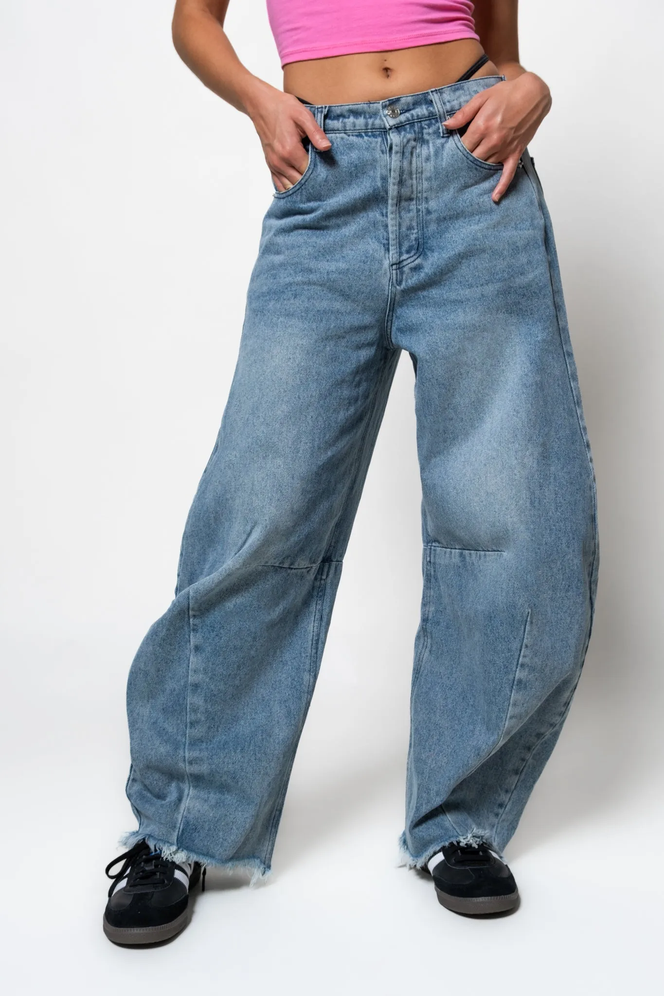 Stanley Barrel Leg Jeans