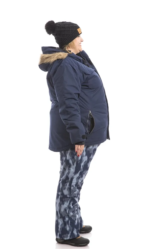 Statement Insulated Plus Size Snow Pants | Ikat