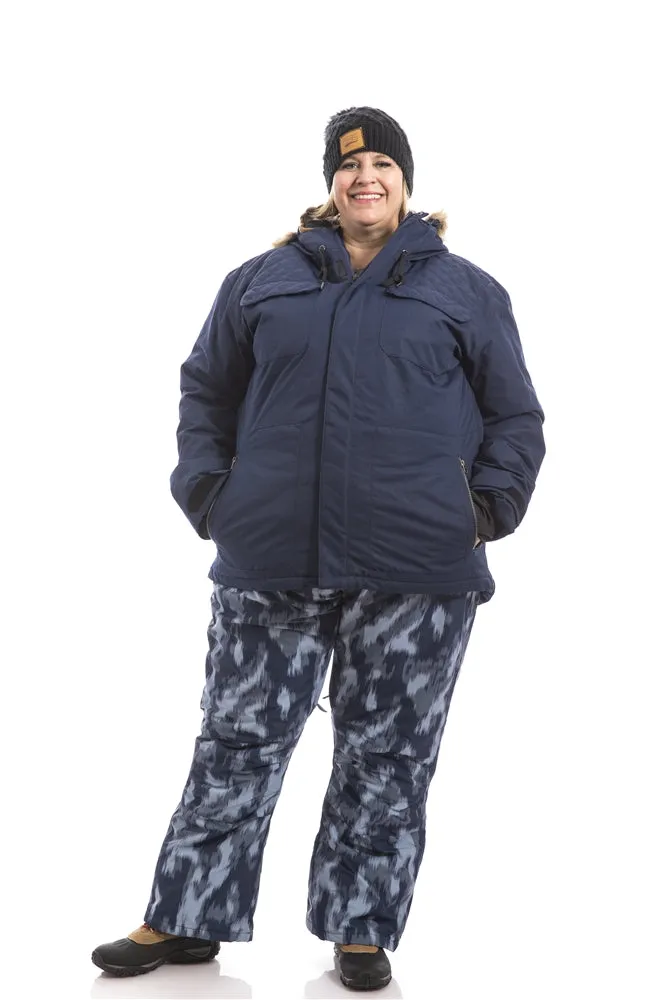 Statement Insulated Plus Size Snow Pants | Ikat