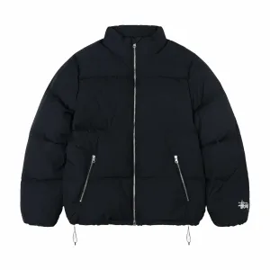 Stüssy Nylon Down Puffer (Black)