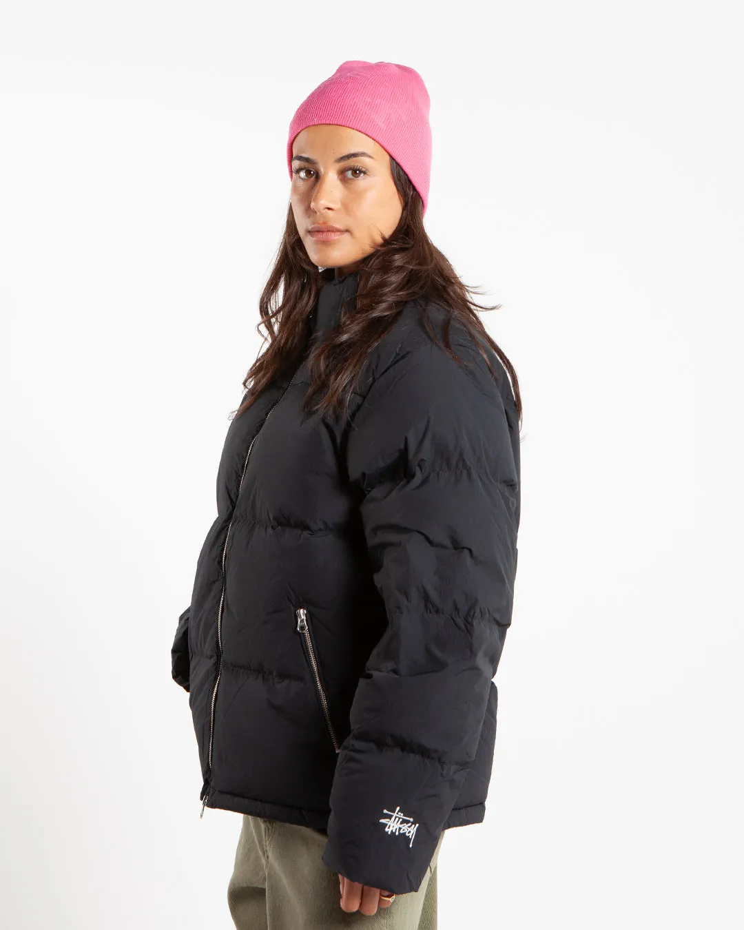 Stüssy Nylon Down Puffer Black